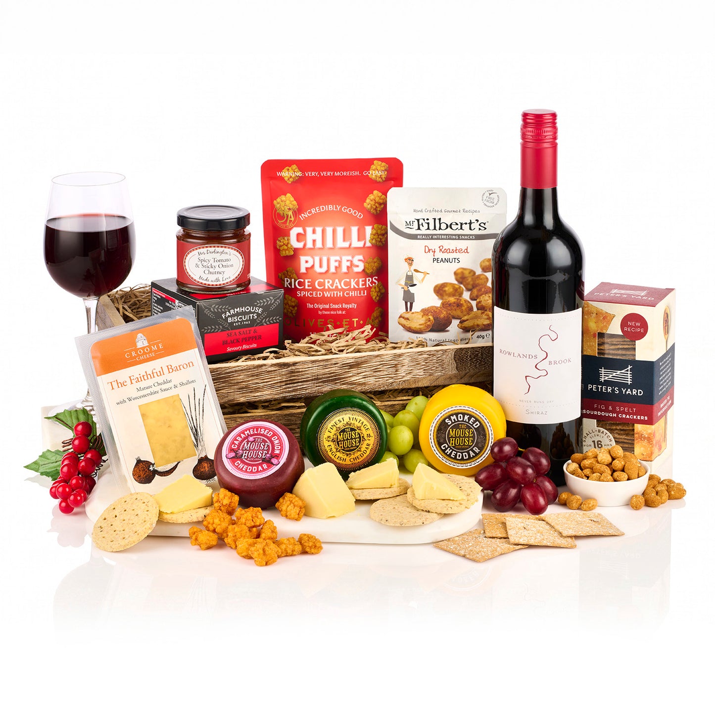 The Decadent Deli | Premium Corporate Wine & Cheese Hamper | Christmas 2026