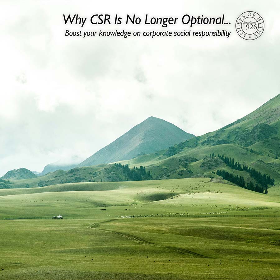 A Blog Cover for a piece that concerns corporate social responsibility
