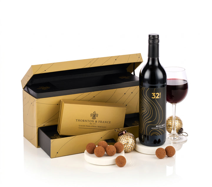Luxury Red Wine & Truffles Gift | Premium Corporate Wine Hamper | Christmas 2026