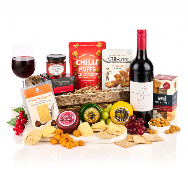 The Decadent Deli | Premium Corporate Wine & Cheese Hamper | Christmas 2026