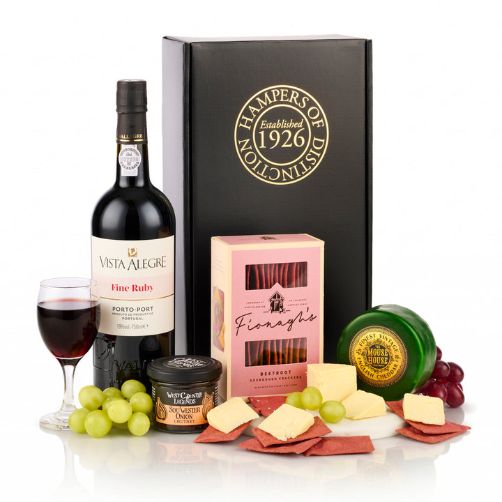Luxury Port & Cheese Gift | Premium Corporate Port & Cheese Gift | Christmas 2026